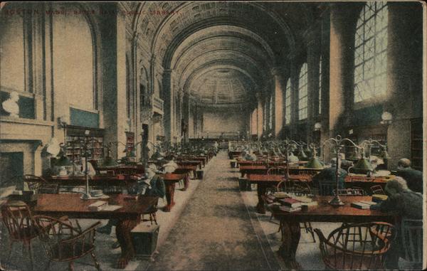 Bates Hall Public Library Boston Massachusetts