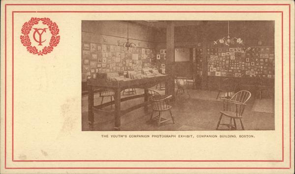 The Youth's Companion Photograph Exhibit, Companion Building Boston Massachusetts