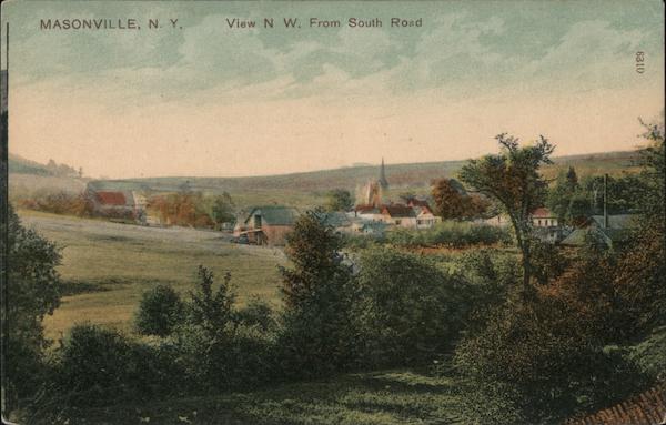 View North West from South Road Masonville New York