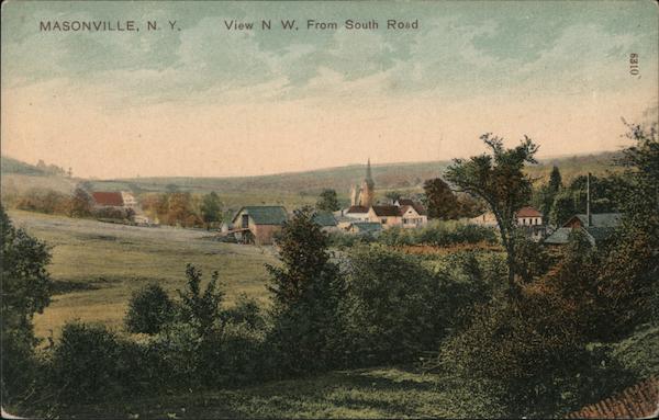 View North West from South Road Masonville New York