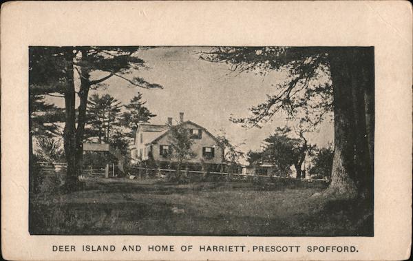 Deer Island and Home of Harriett Prescott Spofford Amesbury Massachusetts