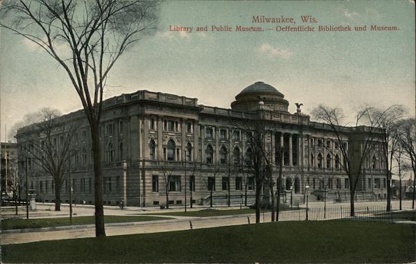 Library and Public Museum Milwaukee Wisconsin