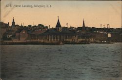 U.S. Naval Landing Postcard