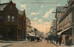 Aquidneck National Bank and Thames Street, South Postcard