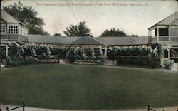 The Newport Casino, The Crescent, View from Entrance Postcard