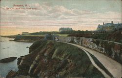The Cliff Walk and Stone Arch Postcard