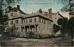 Park View Sanatorium Savannah, GA Postcard Postcard Postcard