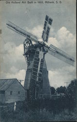 Old Holland Mill, Built in 1885 Postcard