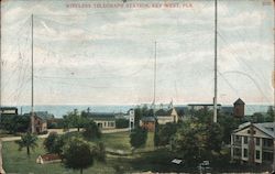 Wireless Telegraph Station Postcard