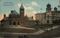 Cossitt Library and Custom House Postcard