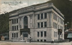 Shoshone County Court House Wallace, ID Postcard Postcard Postcard