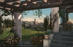 Roof garden, Hotel Lincoln Postcard