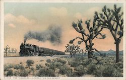 The "California Limited" on the Desert Postcard