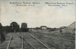 American and Mexican Custom Houses Postcard