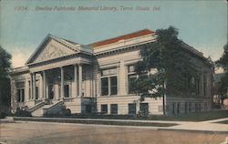 Emeline Fairbanks Memorial Library Postcard