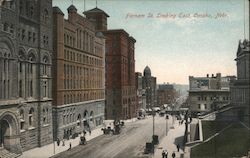 Farnam Street Looking East Postcard