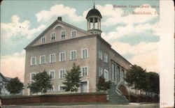 Moravian Church Built 1812 Postcard
