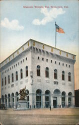 Masonic Temple Postcard