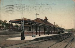 Railroad Station Sagamore, MA Postcard Postcard Postcard