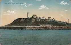Long Island Light, Boston Harbor Massachusetts Postcard Postcard Postcard