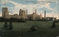 Home of Original Genuine Horlick's Malted Milk Postcard