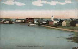 View from Hill Popham Beach, ME Postcard Postcard 