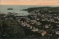 Camden, Maine From Mt. Battle Postcard Postcard Postcard