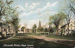 Village Square Postcard