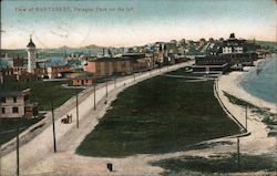 View of Nantasket, Paragon Park on the Left Postcard