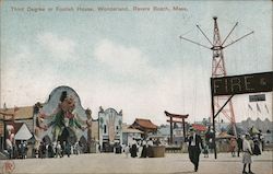 Third Degree or Foolish House, Wonderland, Revere Beach Massachusetts Postcard Postcard Postcard