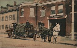 Great Hook and Ladder Co. No.3 House On Douglas Ave. Postcard