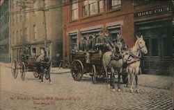 Franklin Hose Co. No.4 House on Mills Street Postcard
