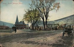 View of Depot North Adams, MA Postcard Postcard Postcard