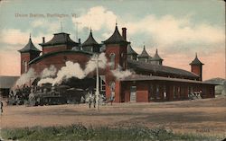 Union Station Burlington, VT Postcard Postcard Postcard