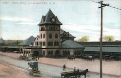 Union Depot Manchester, NH Postcard Postcard Postcard