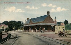 Railroad Station Postcard