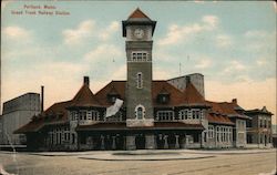 Grand Trunk Railway Station Postcard