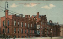 Children's Hospital Huntington Ave Postcard