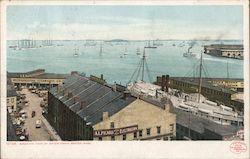 Bird's Eye View of Waterfront Postcard