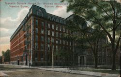 Franklin Square House, (for Women exclusive) Newton Street Postcard