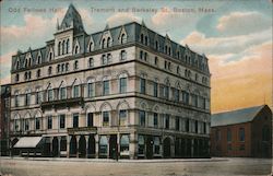 Odd Fellows Hall Tremont and Berkeley St Postcard