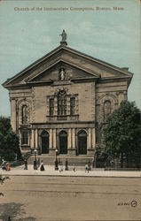Church of the Immaculate Conception Boston, MA Postcard Postcard Postcard
