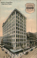 Boston's Progessive Department Store Gilchrist Massachusetts Postcard Postcard Postcard