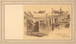 The Library of the Youth's Companion Postcard