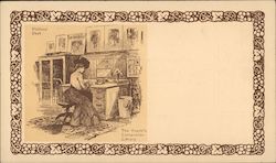 Visitors’ Desk The Youth’s Companion Library Postcard