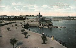 City Point Park, Advertising Card from the McPhail Piano Co. Postcard