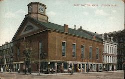East Boston, Mass. Lyceum Hall. Postcard