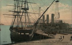 "The Constitution", Old Ironsides Postcard
