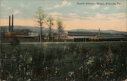 South Altoona Shops Pennsylvania Postcard Postcard Postcard