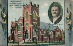 Karmel German Reformed Church, Rev. William G. Weiss West Philadelphia, PA Postcard Postcard Postcard